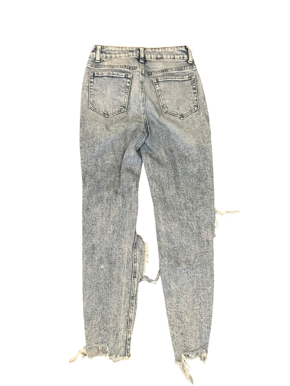Distressed Ripped Jeans Juniors - Picture 4 of 5